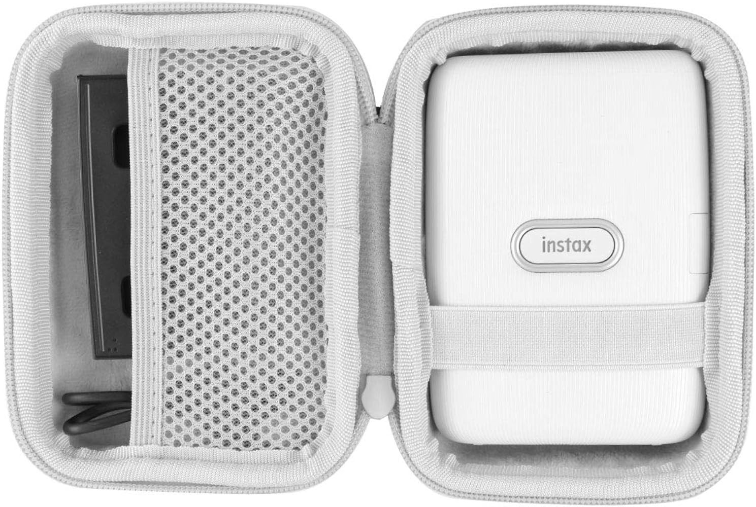co2CREA Hard Travel Case Replacement for Fujifilm Instax Mini Link 2 1 Smartphone Printer (Ash Wh... | Amazon (US)