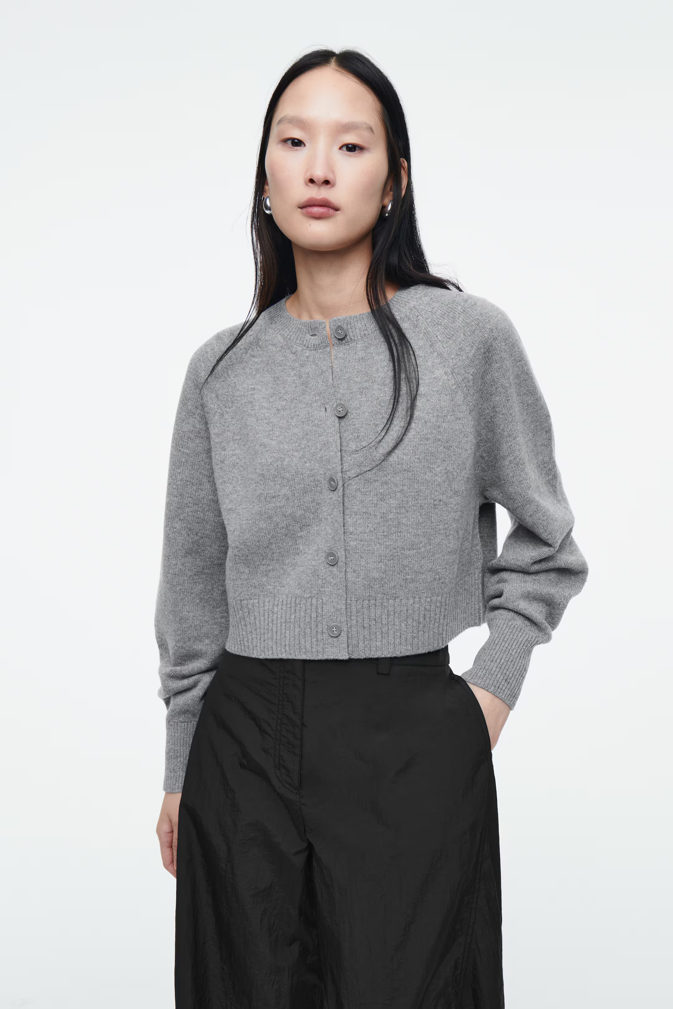 CROPPED WOOL CARDIGAN | H&M (UK, MY, IN, SG, PH, TW, HK)