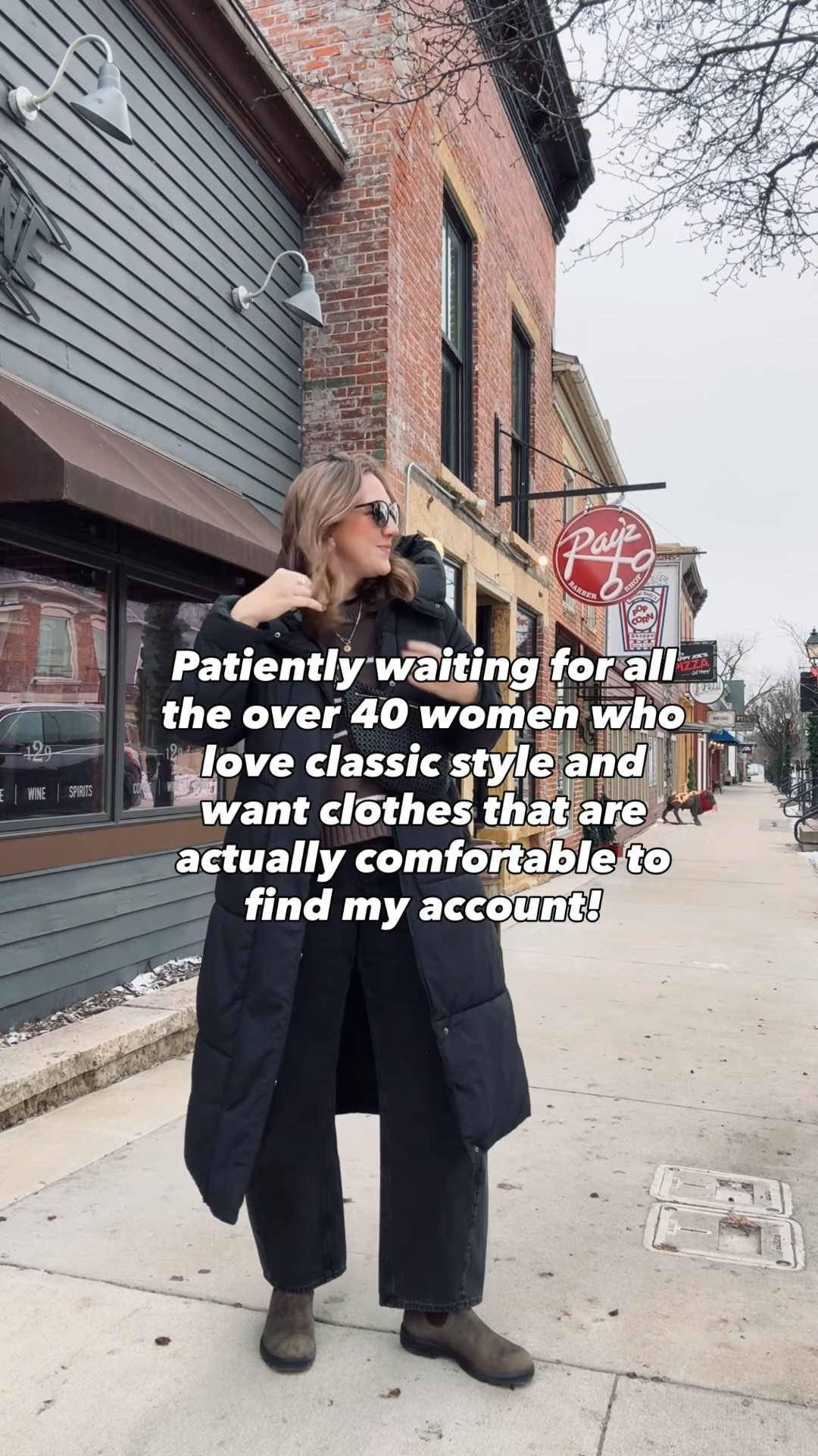 OOTD 
Coat - Target - up a size 
Sweater - Quince tts
Jeans - gap - tts 
Boots - Blundstone - follow the size chart online 
Bag - Clare v 


#LTKFindsUnder50 #LTKSeasonal #LTKOver40