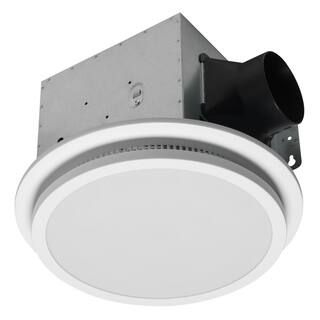 Homewerks Worldwide Decorative White 110 CFM Ceiling Mount Bluetooth Stereo Speakers Bathroom Exh... | The Home Depot