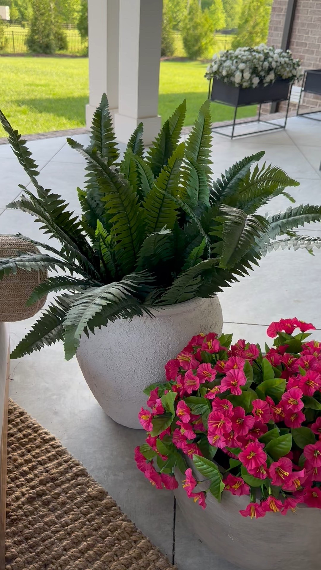 Outdoor patio planters in classic and modern designs for texture 
Outdoor furniture 

#LTKFindsUnder50 #LTKSeasonal #LTKHome