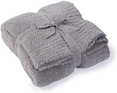 Barefoot Dreams Cozy Chic Throw Blanket, Dove 54" x 72" | Amazon (US)