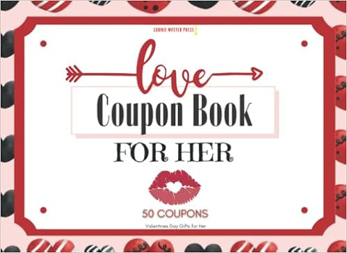 Love Coupon Book for Her: Valentines Day Gifts for Her: 50 Romantic Coupons for Girlfriend, Wife ... | Amazon (US)