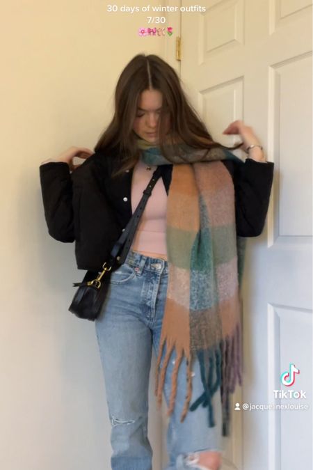 Day 7! Linking similars for all of the pieces. Actual top & jeans are zara, jacket is princess polly, and scarf is Lulu’s :)

#LTKstyletip #LTKFind #LTKSeasonal