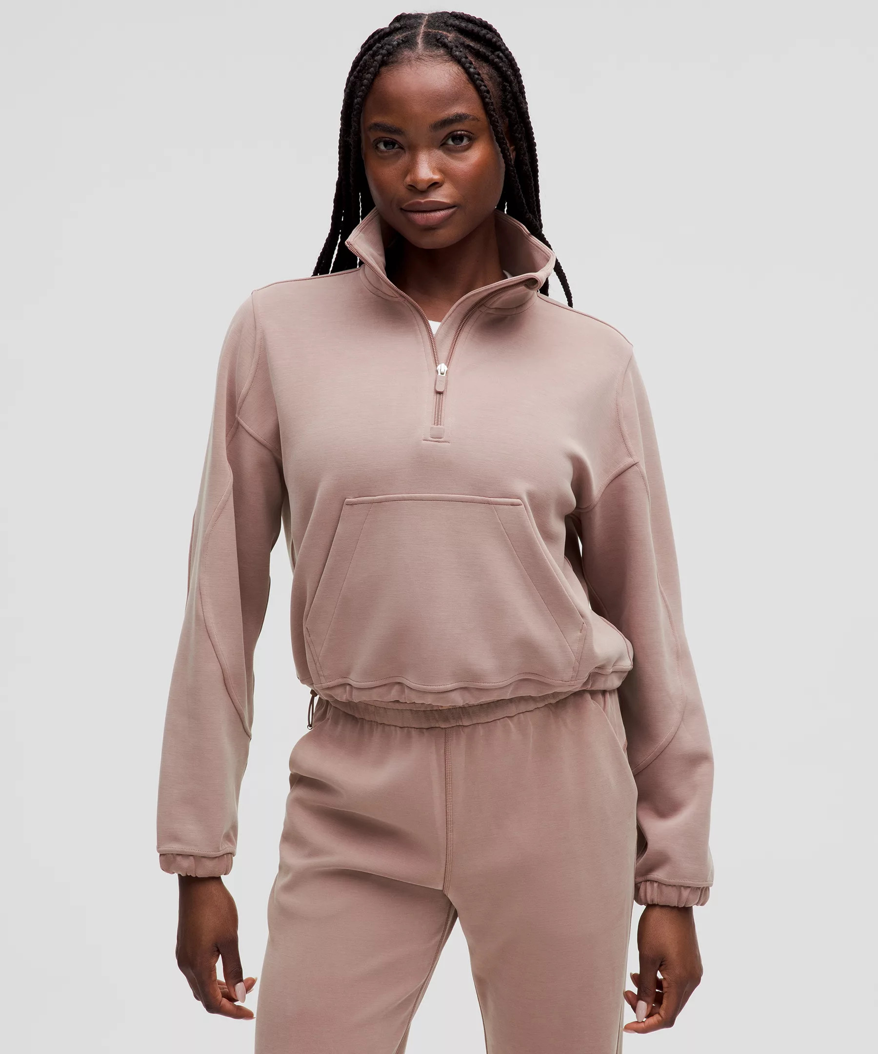 Brushed Softstreme Half Zip | Women's Hoodies & Sweatshirts | lululemon | Lululemon (US)