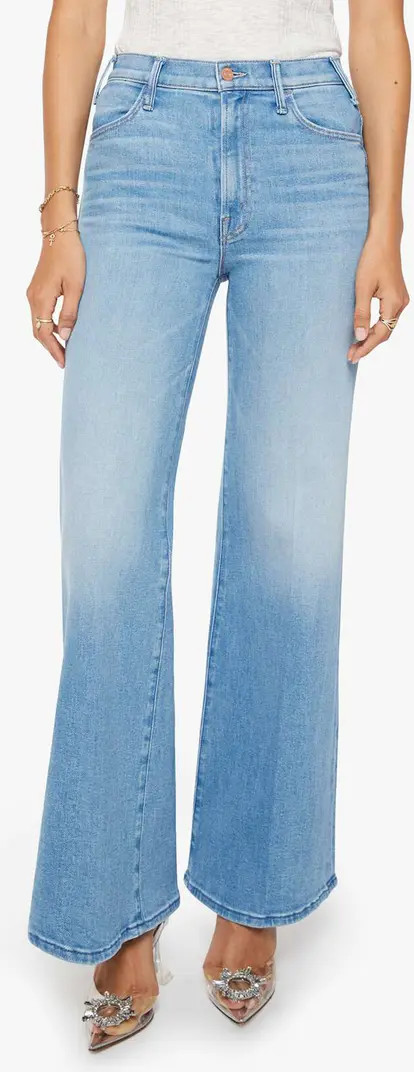 The Hustler Roller Sneak High Waist Wide Leg Jeans | Nordstrom