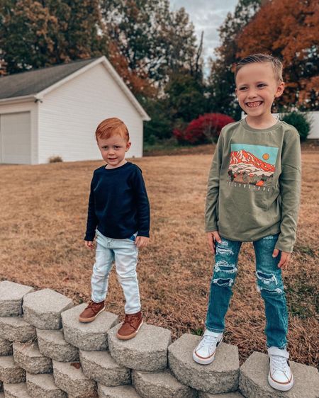 Toddler boy fall outfit inspo #toddlerboyoutfit #Abercrombie #oldnavy #nikecourt #outfitinspo #ootd #boysoutfits #boysdenim  

#LTKfit #LTKkids #LTKsalealert