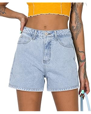 MODARANI Women's Cut Off Denim Jean Shorts Ripped Distressed | Amazon (US)