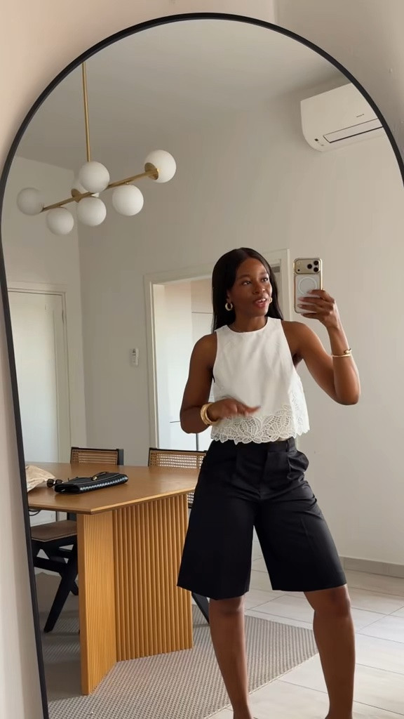 The perfect summer staple 🤍 This Mango linen top is lightweight, breathable, and so easy to style with tailored Bermuda shorts, linen trousers, or your favorite denim. A timeless piece you’ll wear on repeat all season long.
Wearing Top size XS Bermuda XS

#mango #linentop #bermuda

#LTKsummer #LTKstyletip #LTKmodest