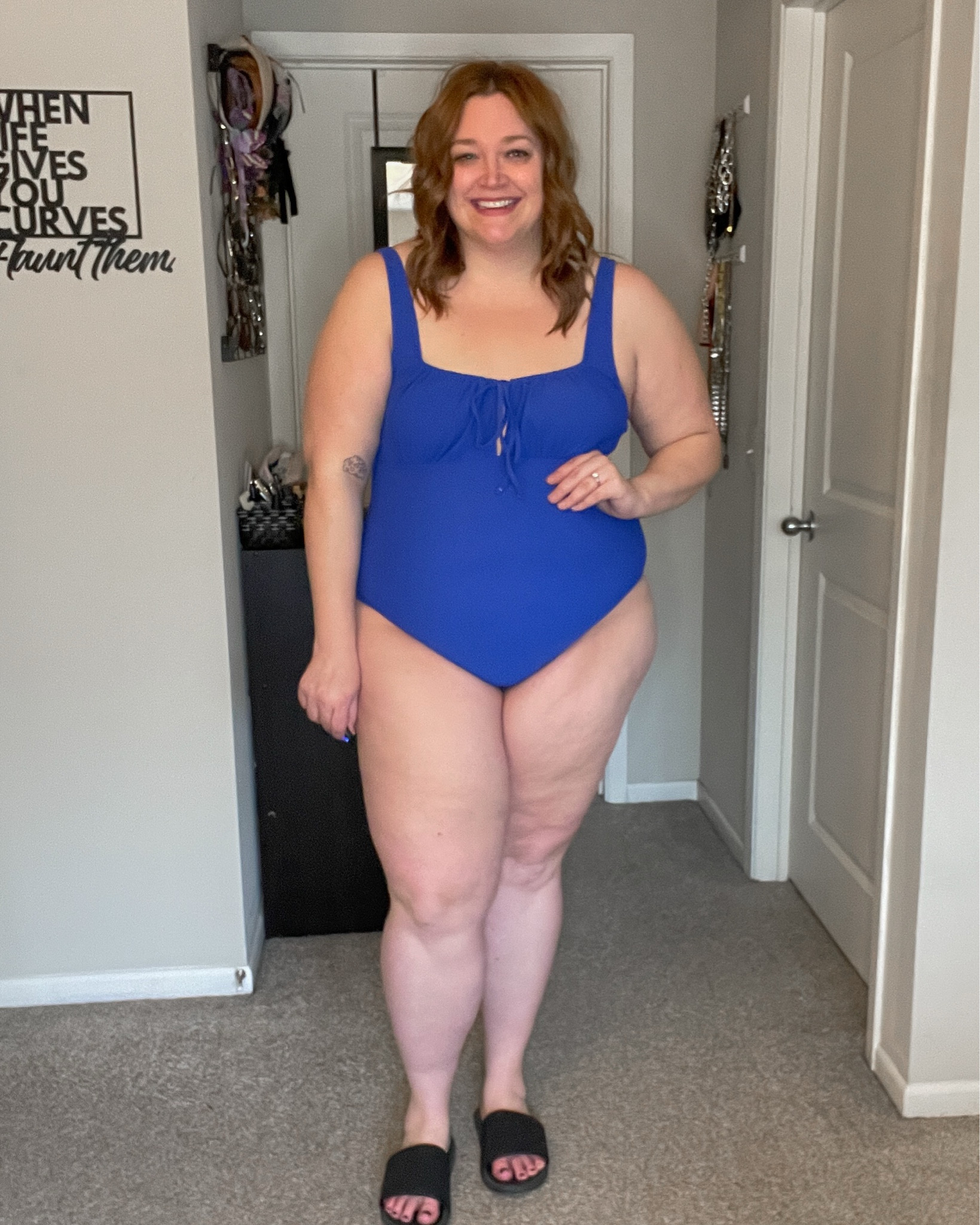 Plus size sustainable swimsuit 
2X as a 18/20
Code 20tata to save 20%

#LTKSwim #LTKMidsize #LTKPlusSize