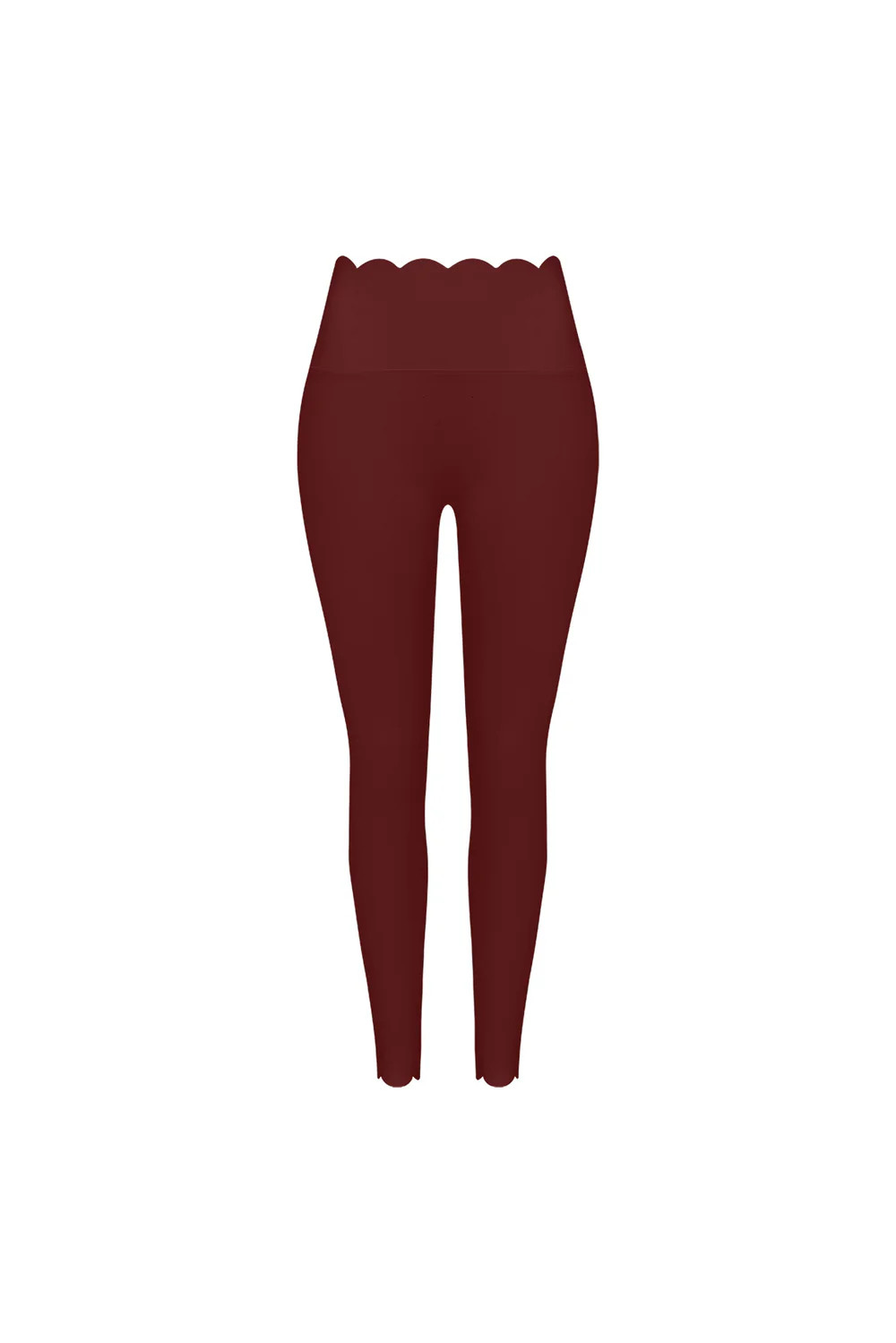 High-Waist Scallop Scrunch Legging | WISKIIACTIVE
