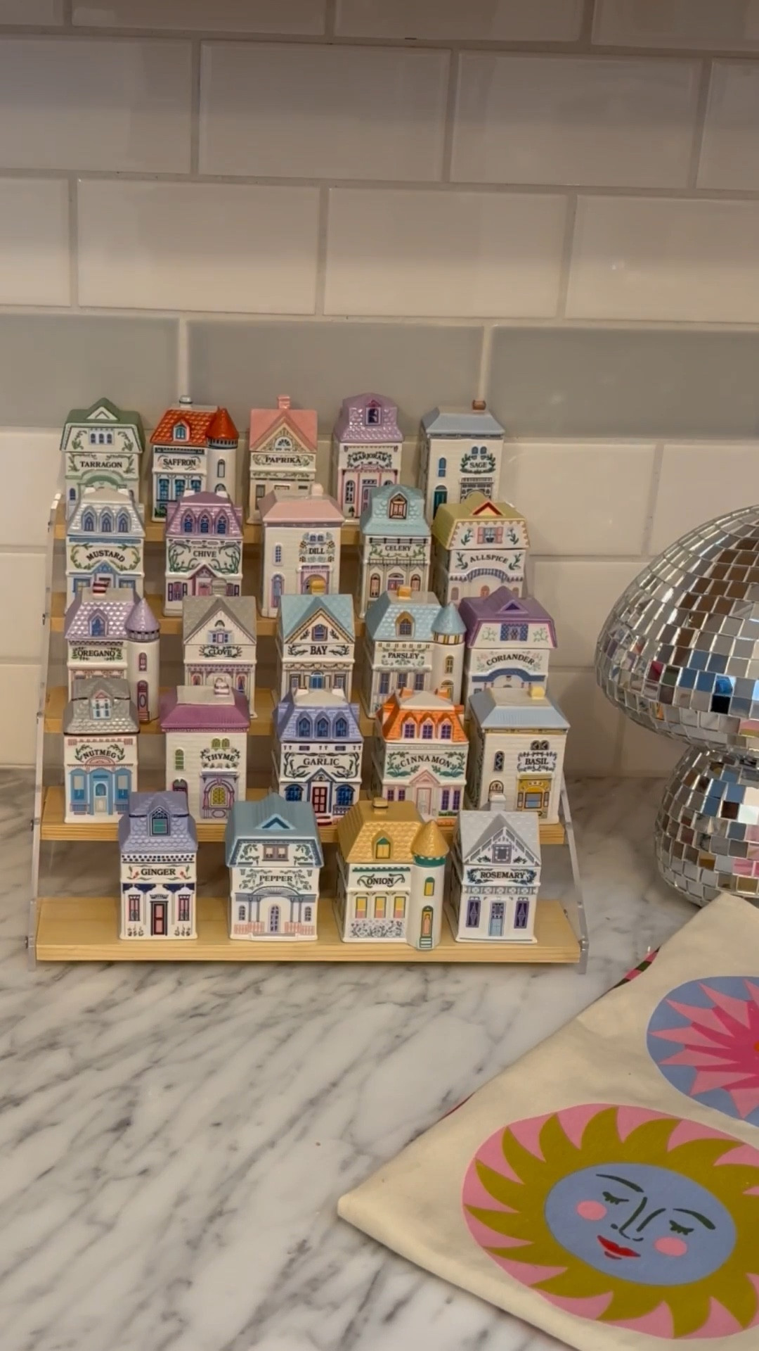 Finally got my Lenox spice village set up!! 🥰 and this acrylic spice rack is perfect to hold all of them. So happy with how it turned out! Linked a couple other options that look the same, but are cheaper! 

#LTKHome