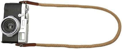 Vintage Handmade Cotton Leather Rope Camera Neck Strap for Micro Single and DSLR Camera Short Cof... | Amazon (US)