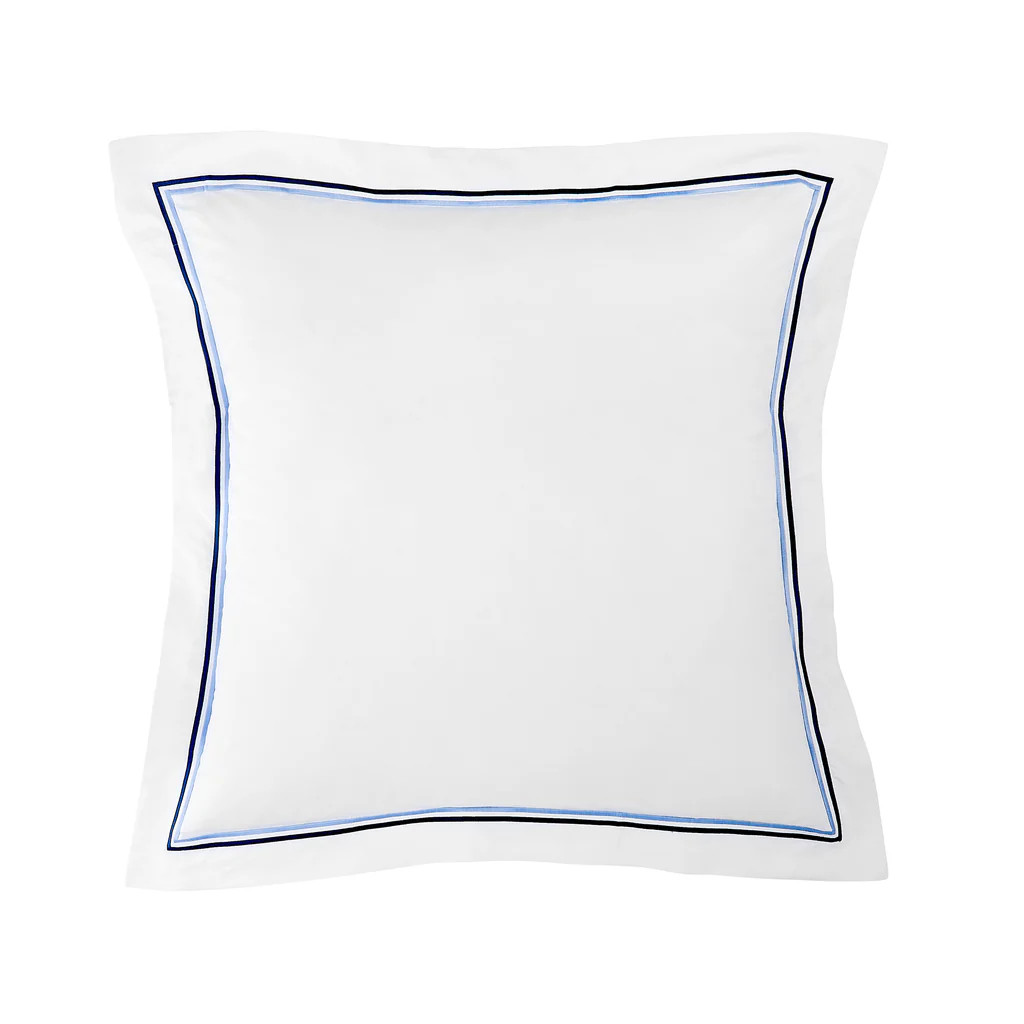 Essex Sham in Navy | Caitlin Wilson Design