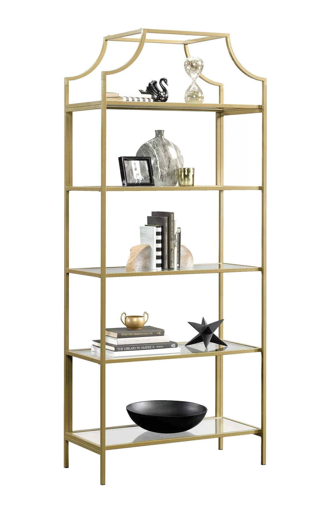 Chiasson 70.88'' H x 30'' W Etagere Bookcase | Wayfair North America