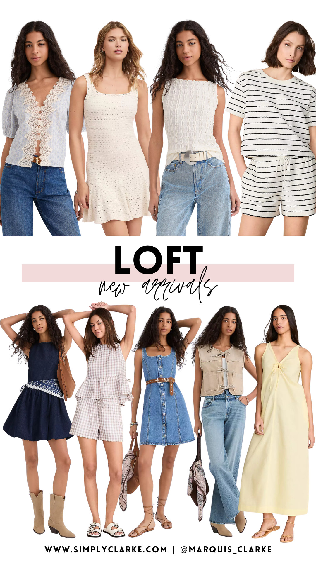 Loft new arrivals! Easy, polished pieces you can wear on repeat all season!  

 #LTKootd #LTKmomlife #LTKHome