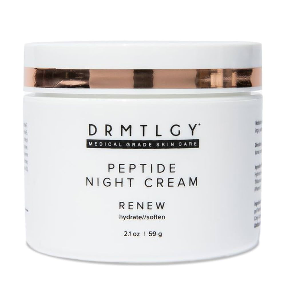 DRMTLGY Peptide Night Cream Face Moisturizer. Fragrance Free and Oil Free Hydrating Facial Moistu... | Amazon (US)