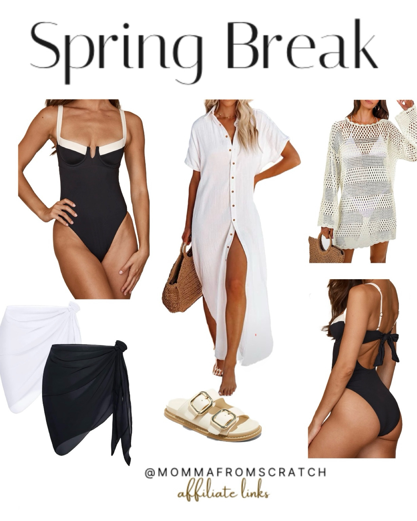 Spring break beach outfit, one piece swimsuit, swim coverup, travel outfit

#LTKSpringSale #LTKSwim #LTKTravel