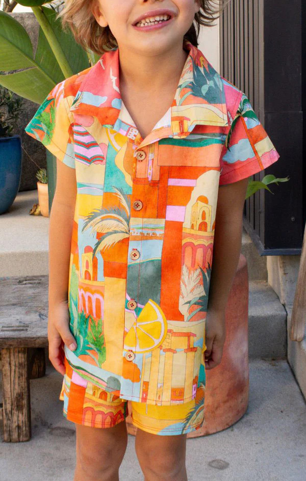 Lil Button Up Shirt ~ Postcards From Italia | Show Me Your Mumu