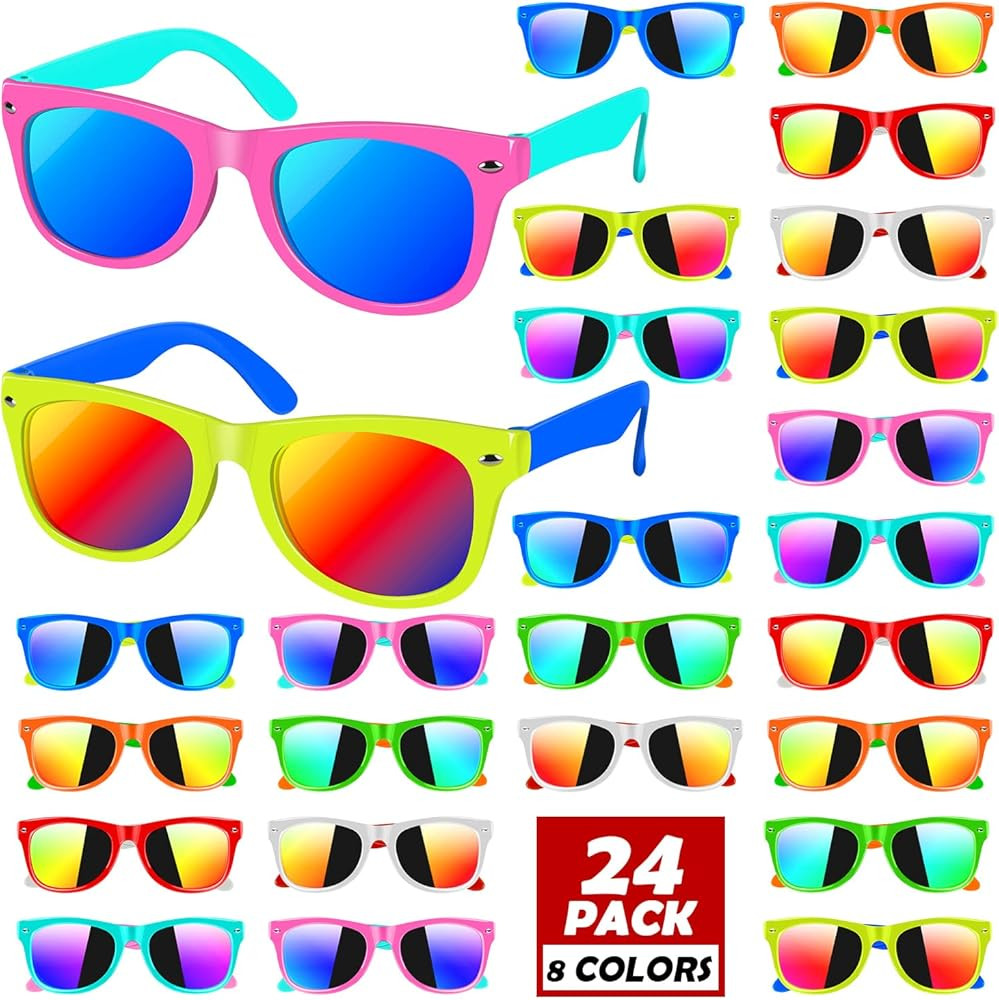 Kids Sunglasses Bulk,Toddler Sunglasses with UV400 Protection Kid Sunglasses Party Favors for Boy... | Amazon (US)