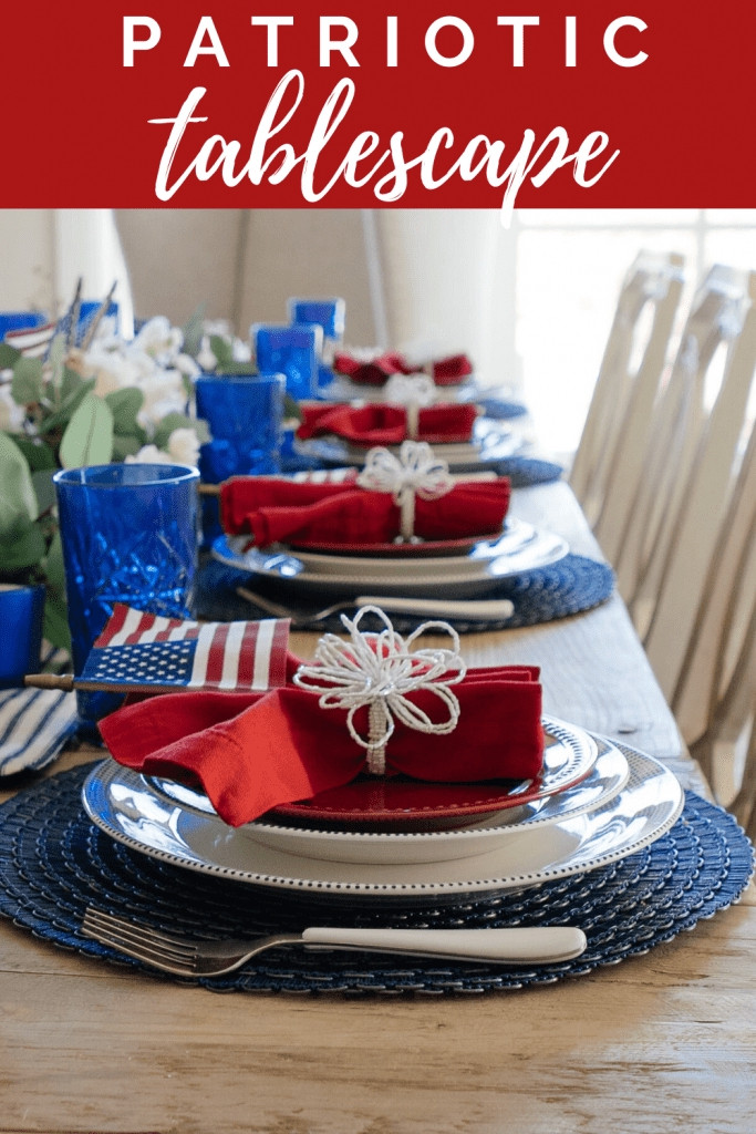 If you decorate ONE thing for the 4th… make it your table 🇺🇸✨
This setup does all the work for you ❤️🤍💙

Shop the full Fourth of July tablescape on LTK👇
#fourthofjulydecor #ltkhome #holidaydecor #summerparty #patriotdecor #tablescape 

 #LTKfoodie #LTKSeasonal #LTKHome