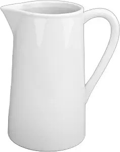 BIA Cordon Bleu Everyday Porcelain Straight-Sided Pitcher 2.5 qt., White | Amazon (US)
