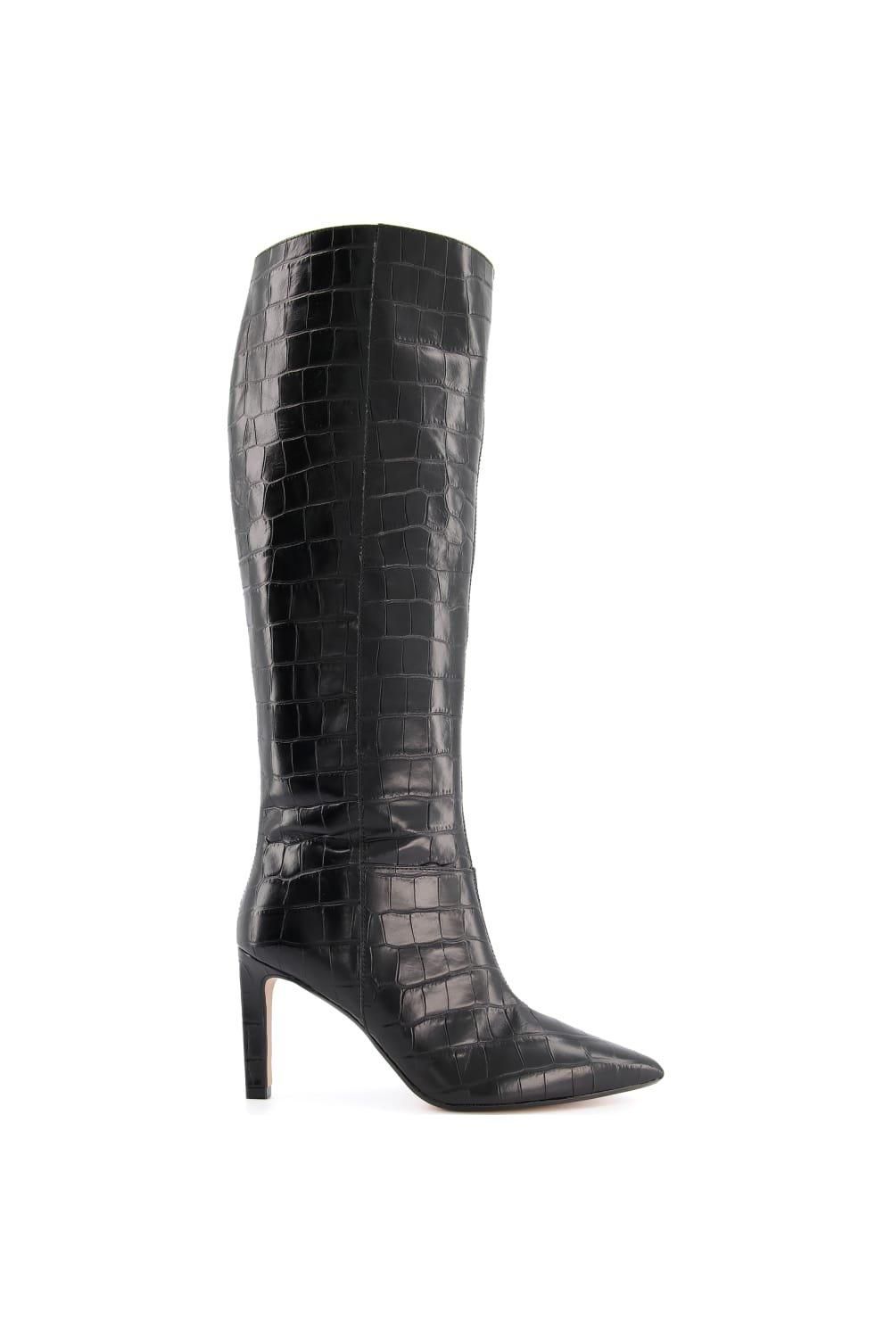 Boots | 'Spice' Leather Knee High Boots | Dune London | Debenhams UK