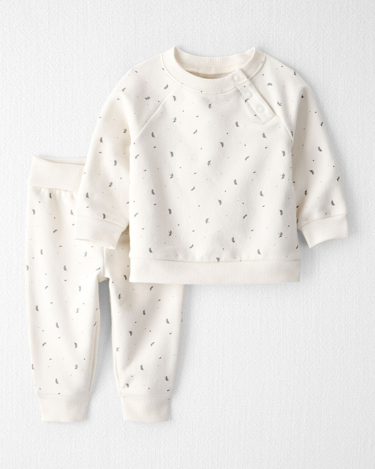 Baby 2-Piece Sprig Print Set Made with Organic Cotton | Carter's Inc