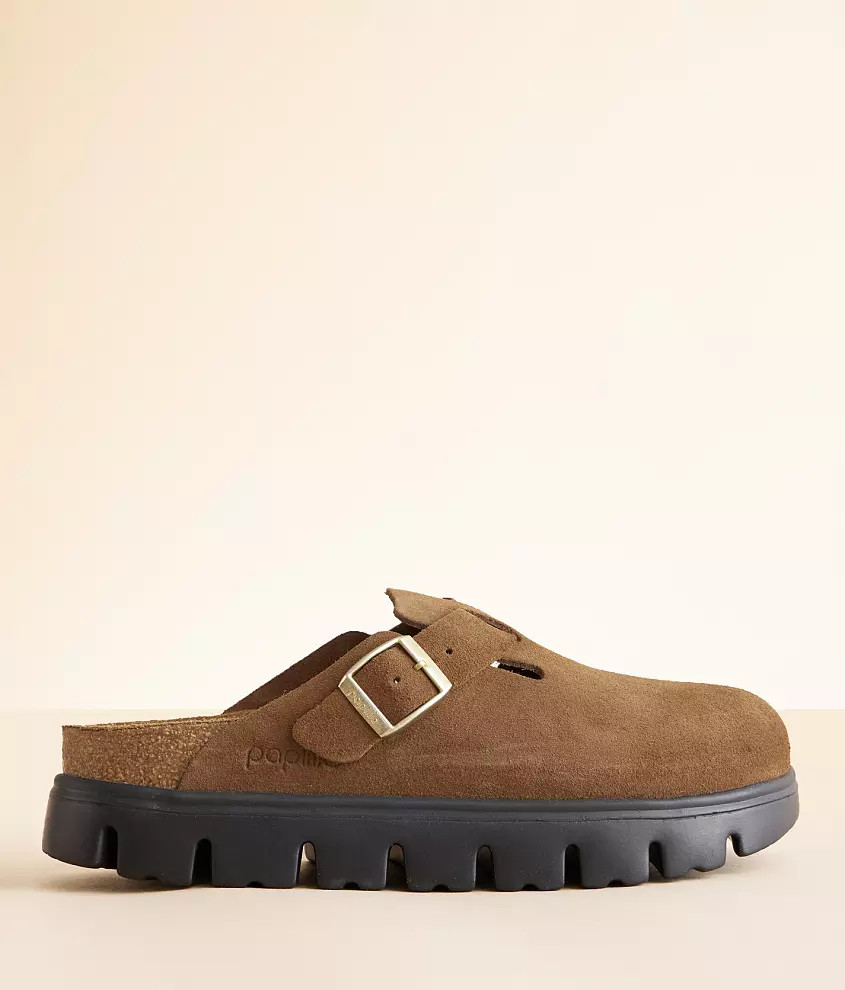 Boston Chunky Leather Clog | Buckle