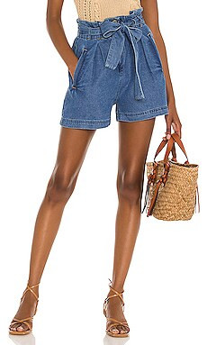Paperbag Waist Shorts | Revolve Clothing (Global)
