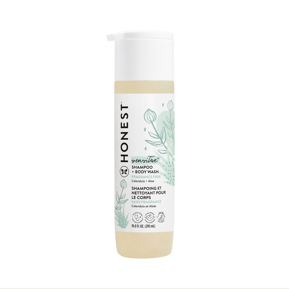 The Honest Company Sensitive Shampoo + Body Wash Fragrance Free - 10 fl oz | Target