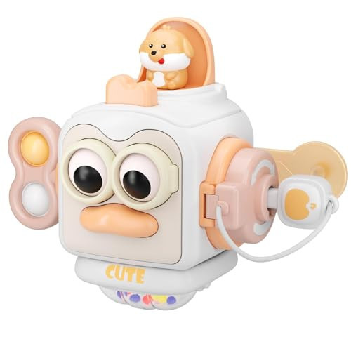 OSIMILY Montessori Toys for 1 Year Old, Sensory Toys for Toddlers 1-3, Travel Activities Busy Cube, Baby Gifts for 12 18 Month, Motor Skills Educational Learning Toys | Amazon (US)
