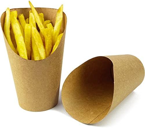 CAMKYDE 50 Pcs French Fries Holder, 12oz Disposable Paper French Fry Cups Charcuterie Cups for al... | Amazon (US)