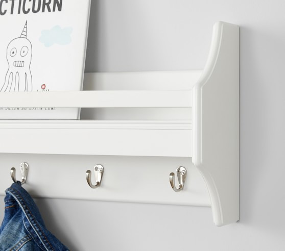 Collector's Shelf With Hooks | Pottery Barn Kids