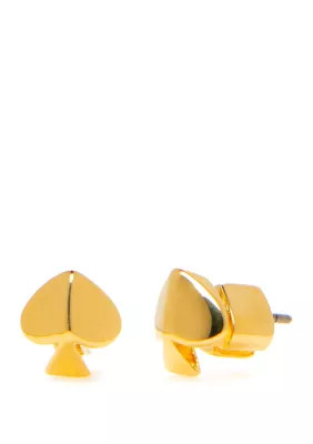 Kate Spade New York Women Gold Tone Spade Stud Earrings - - | Belk