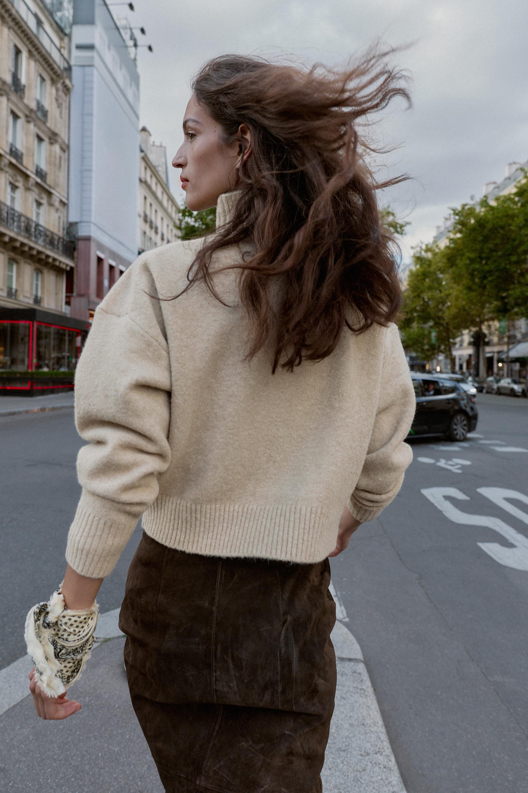 SOFT KNIT HIGH NECK JUMPER | Zara UK