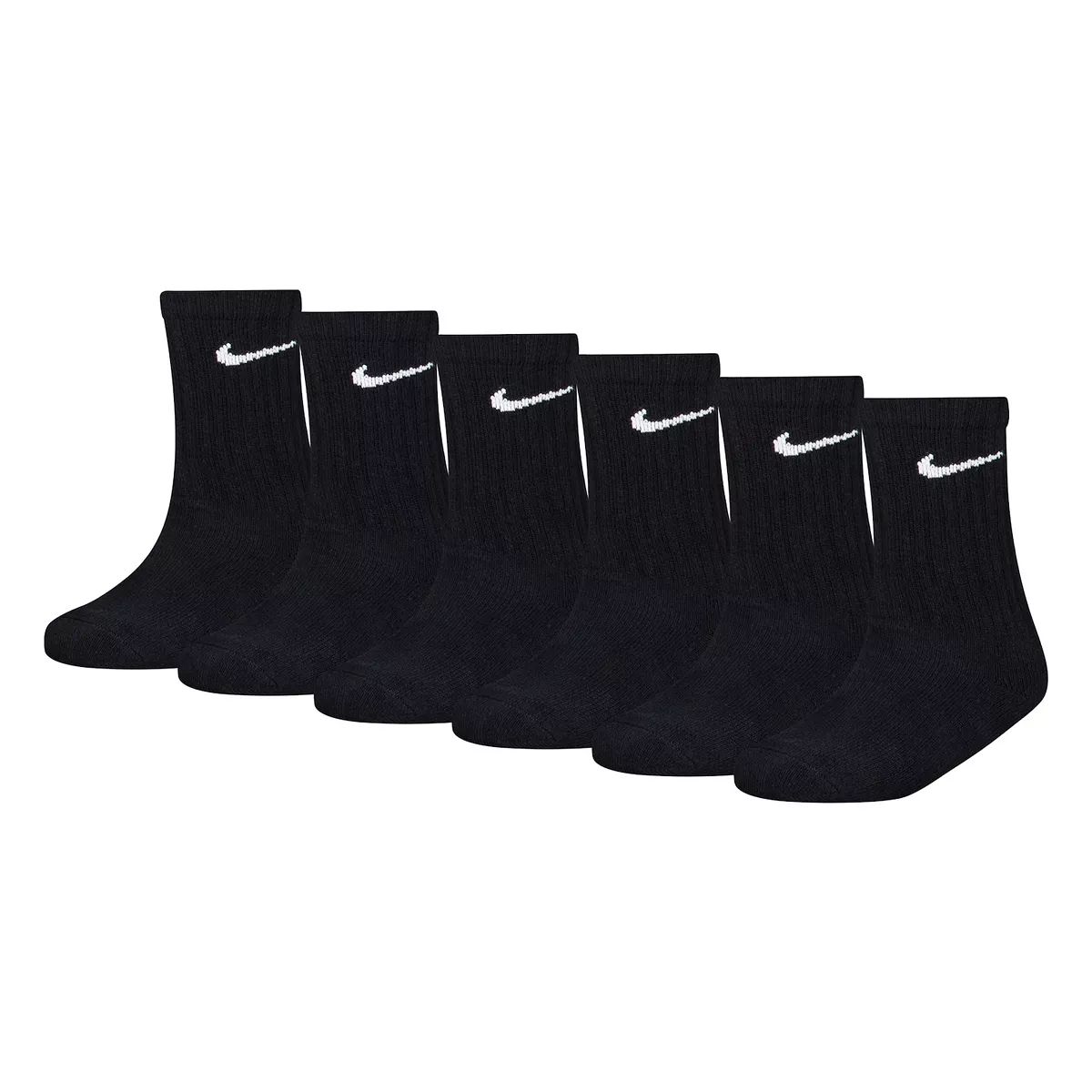 Boys Nike 6-Pack Performance Crew Socks | Kohl's