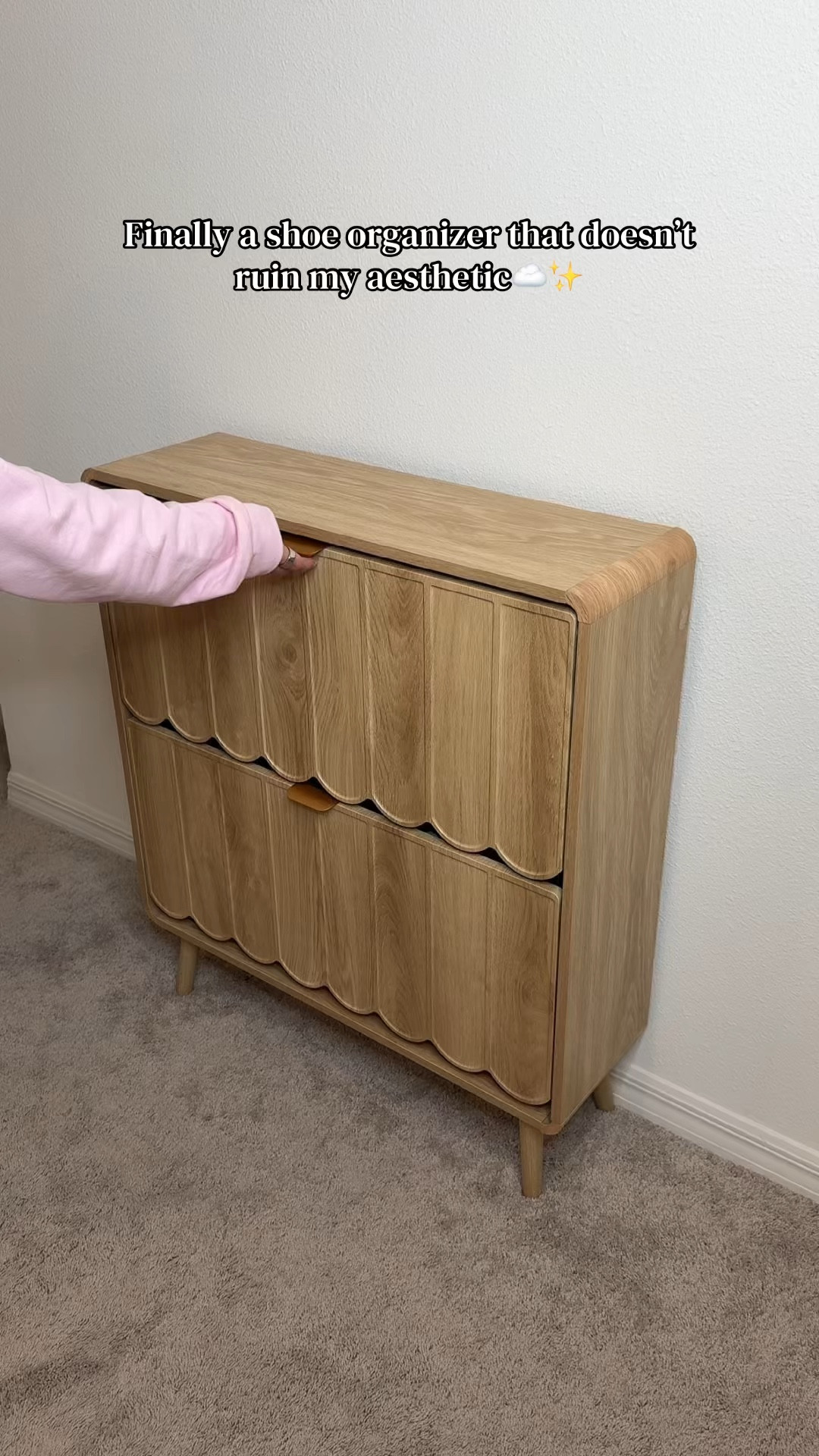 This shoe organizer is so aesthetic and practical! #home #homedecor #shoeorganizer 

#LTKHome