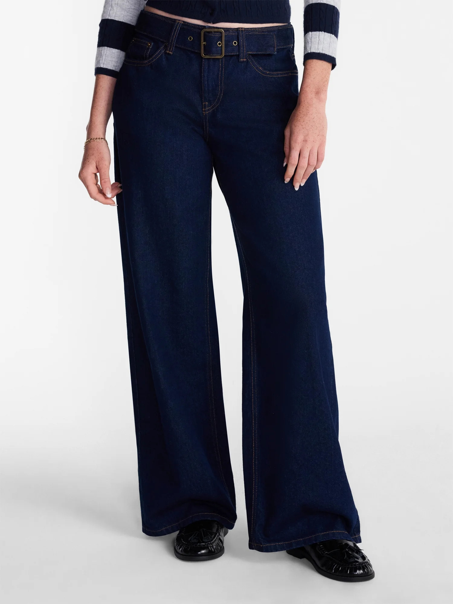 No Boundaries Low Rise Baggy, Juniors Sizes 00-20 | Walmart (US)