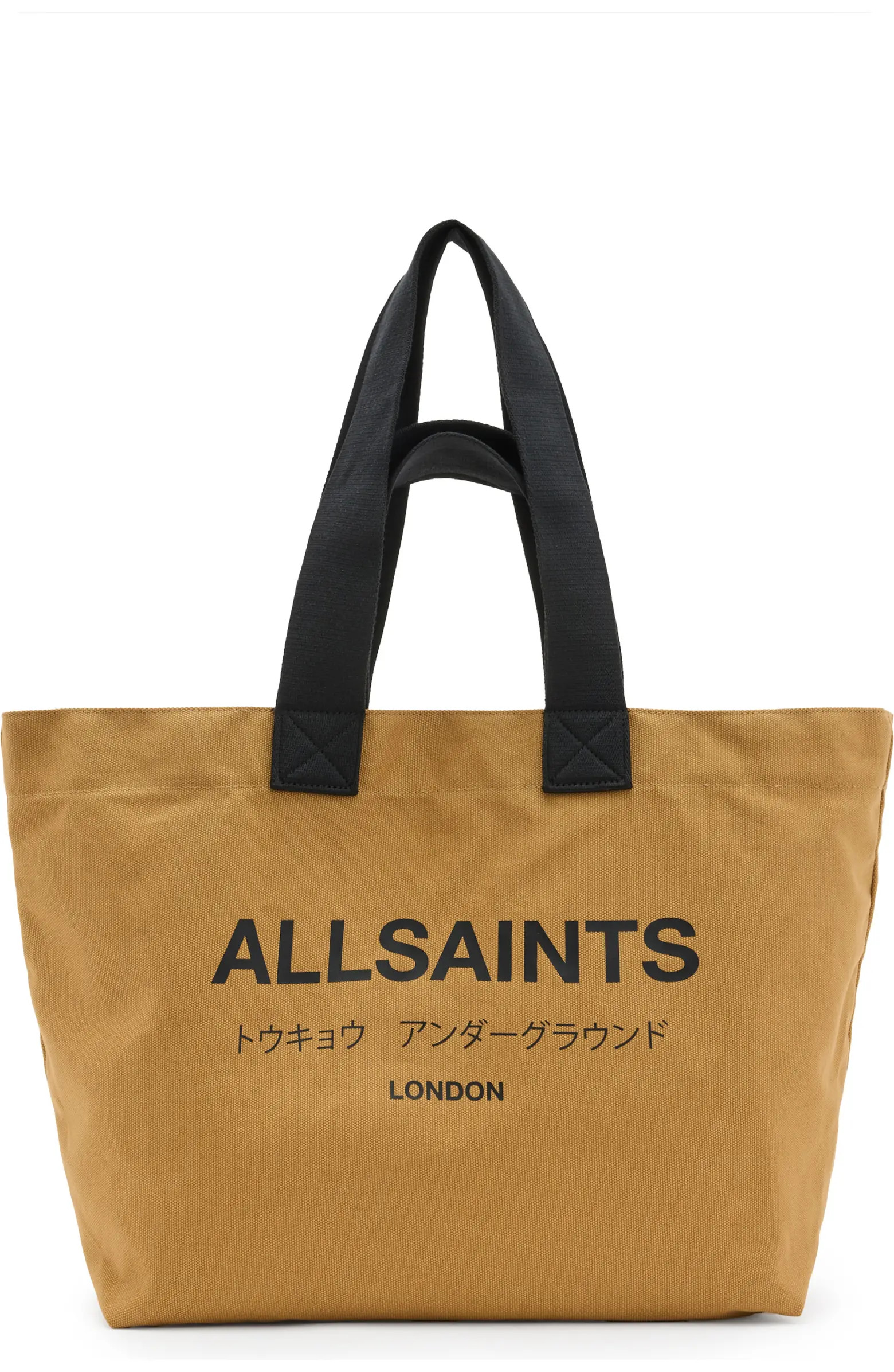 Ali Logo Cotton Canvas East/West Tote | Nordstrom