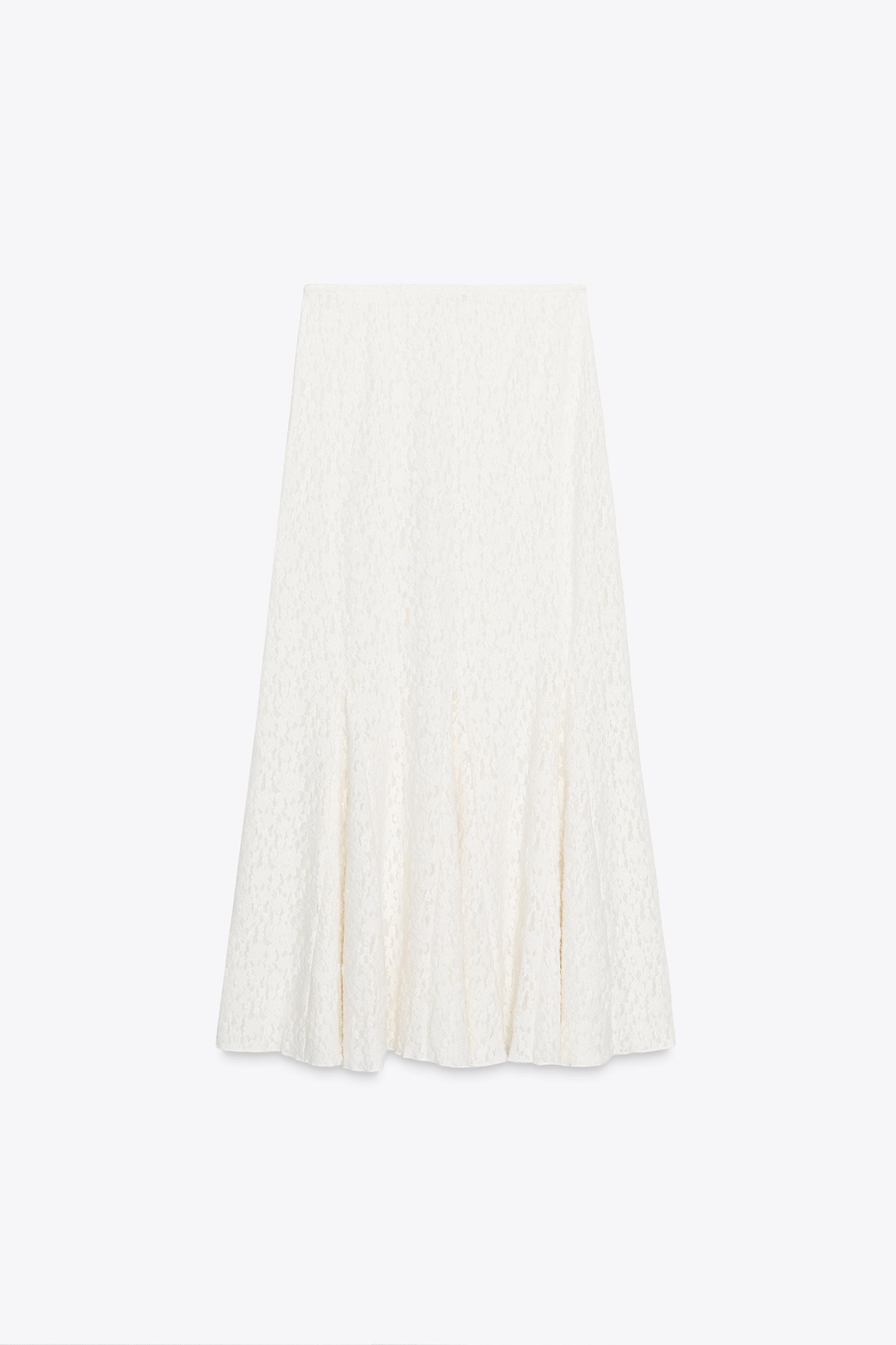SOFT-TOUCH LACE SKIRT | Zara US