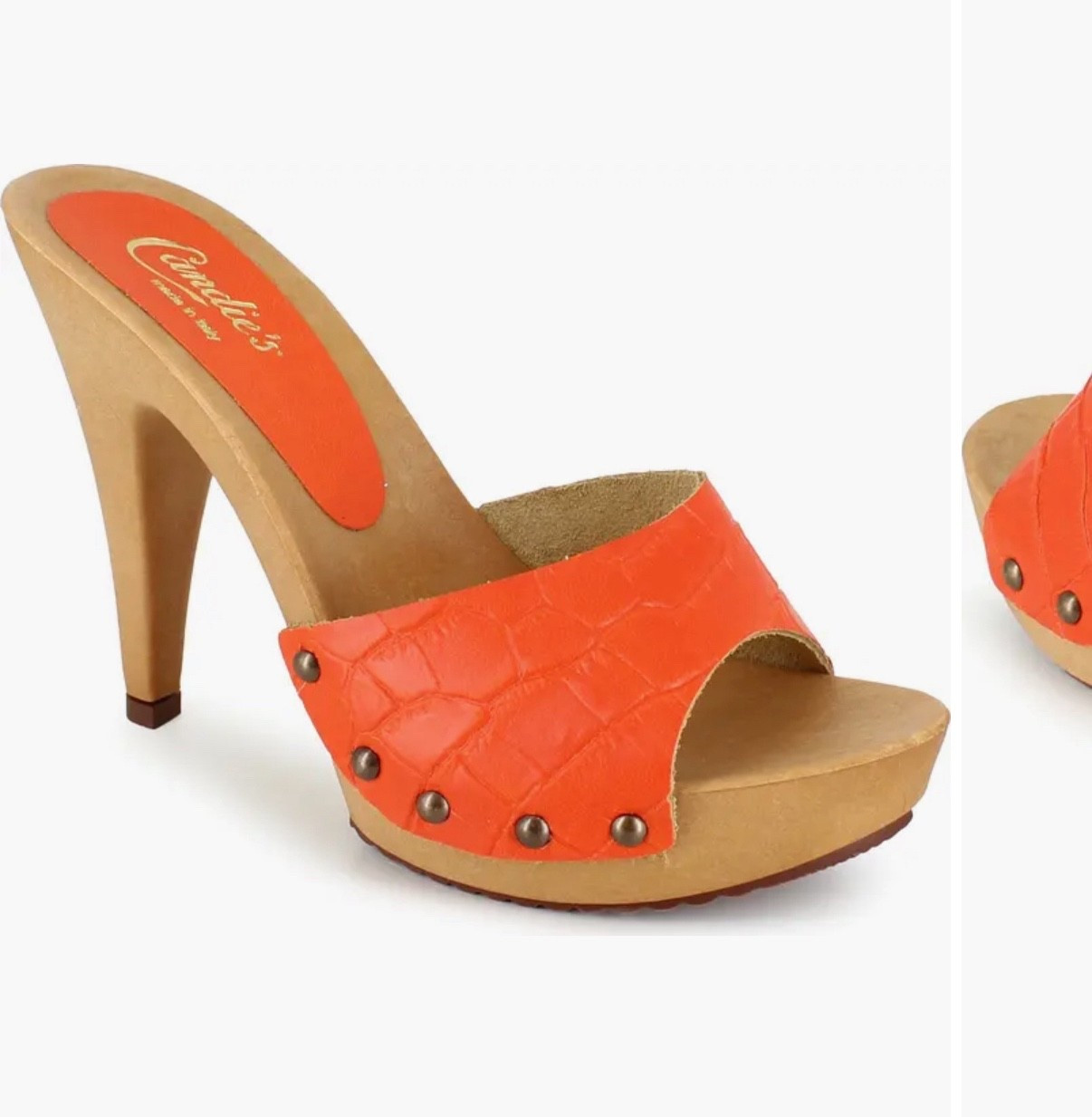 #heels #candies #woodenheels #orangeheels #feet #toes
