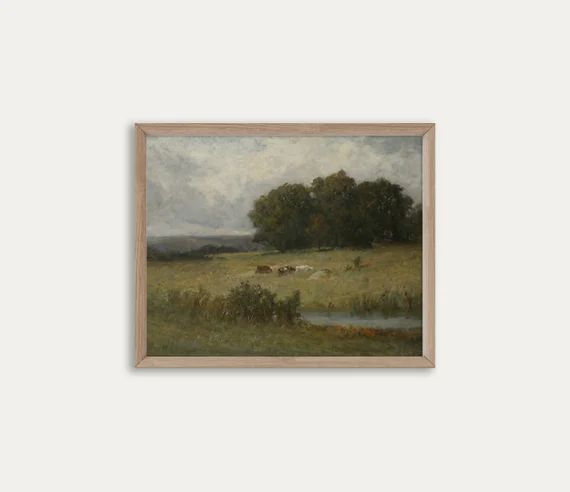 Landscape painting  English countryside painting Printable | Etsy | Etsy (US)