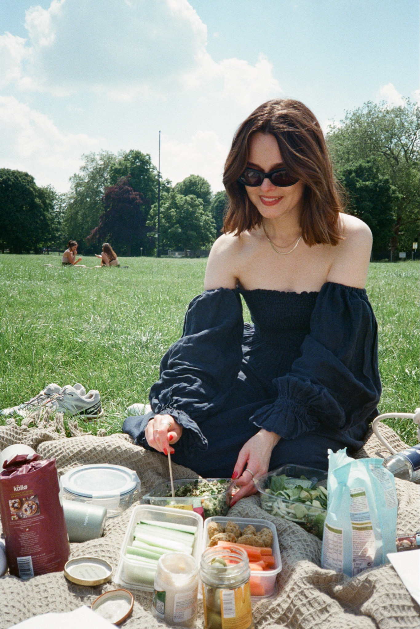 Sleeper, Monica vinader, Net-a-porter, Ace & tate x Ganni, transitional outfit, spring outfit, spring dress, midi dress, linen dress, summer dress, spring outfits, summer outfits

#LTKspring #LTKeurope #LTKstyletip