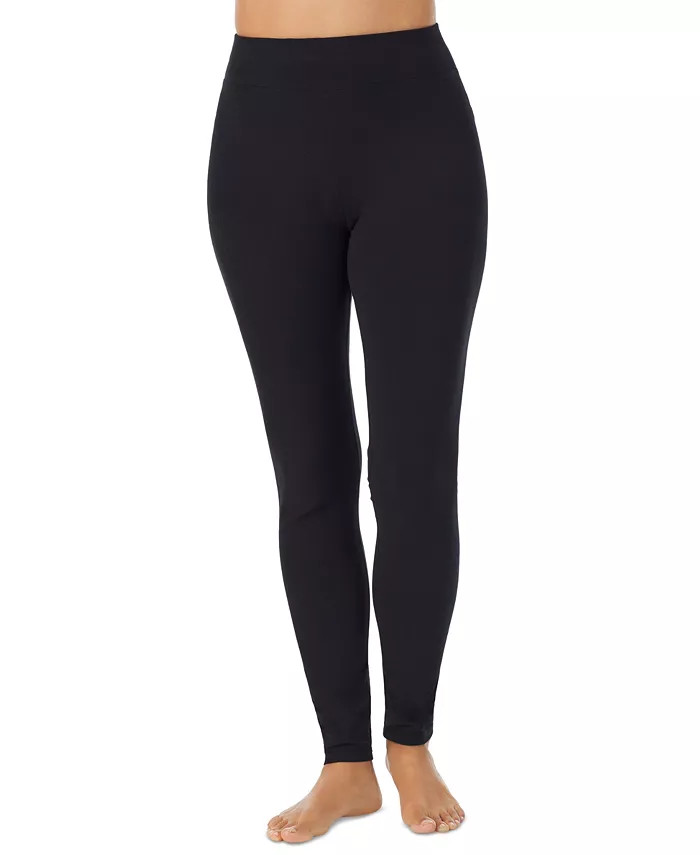 Women's Cottonwear High-Rise Wide-Waist Leggings | Macy's