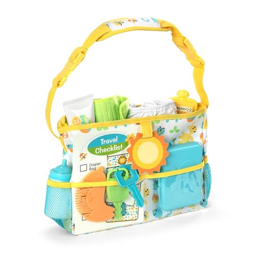 Melissa & Doug Mine to Love Travel Time Play Set for Dolls with Diaper Bag, Bottle, Sunscreen, More (17 pcs) - Baby Doll Accessories, For Kids Ages 3+ | Amazon (US)