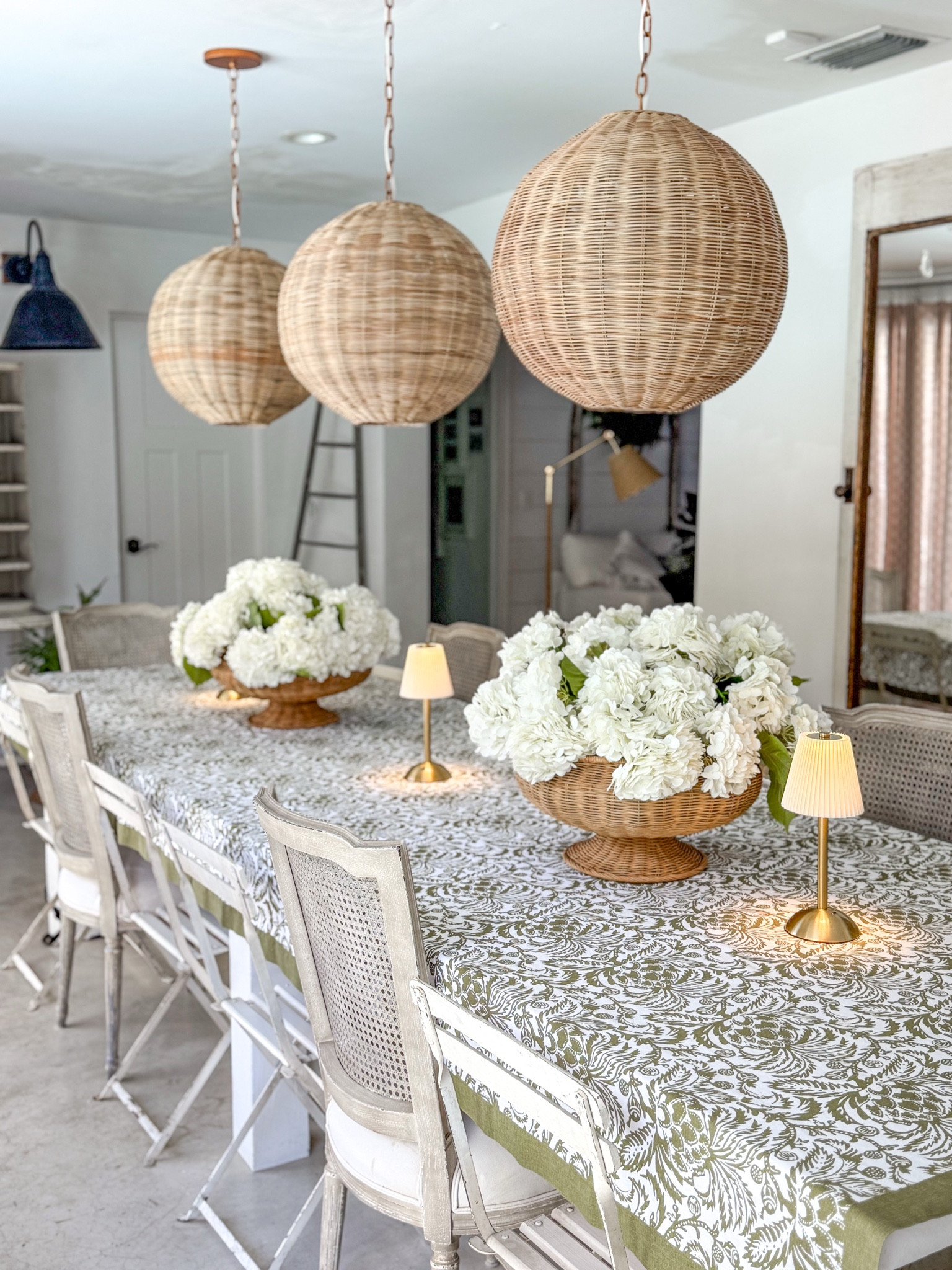 Simple elements to create timeless cottage grand millennial style table scene to take your dining room decor from early spring to fall!

#LTKSeasonal #LTKHome #LTKSaleAlert