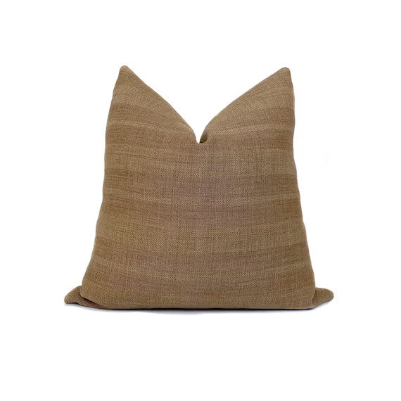 Dylan Rust Designer Pillow Cover  Rust Throw Pillow  Copper | Etsy | Etsy (US)