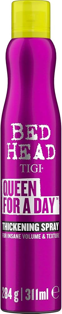 Bed Head by TIGI Queen For a Day Thickening Hair Volume Spray, Texture Spray for Fine, Flat, Thin... | Amazon (UK)
