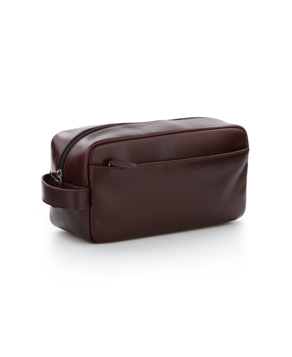 Perry Ellis Portfolio Men's Leather Travel Kit - Brown | Macy's